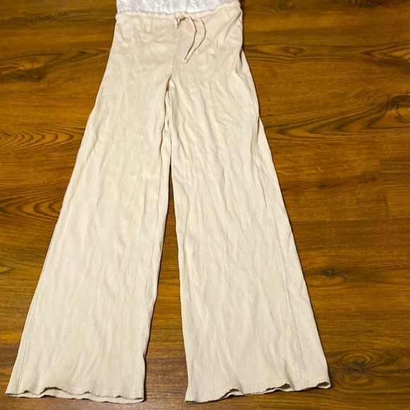 🌷 Spiritual Gangster 🌷 Drawstring Ribbed Bottom Jumpsuit NWOT - Picture 4 of 9